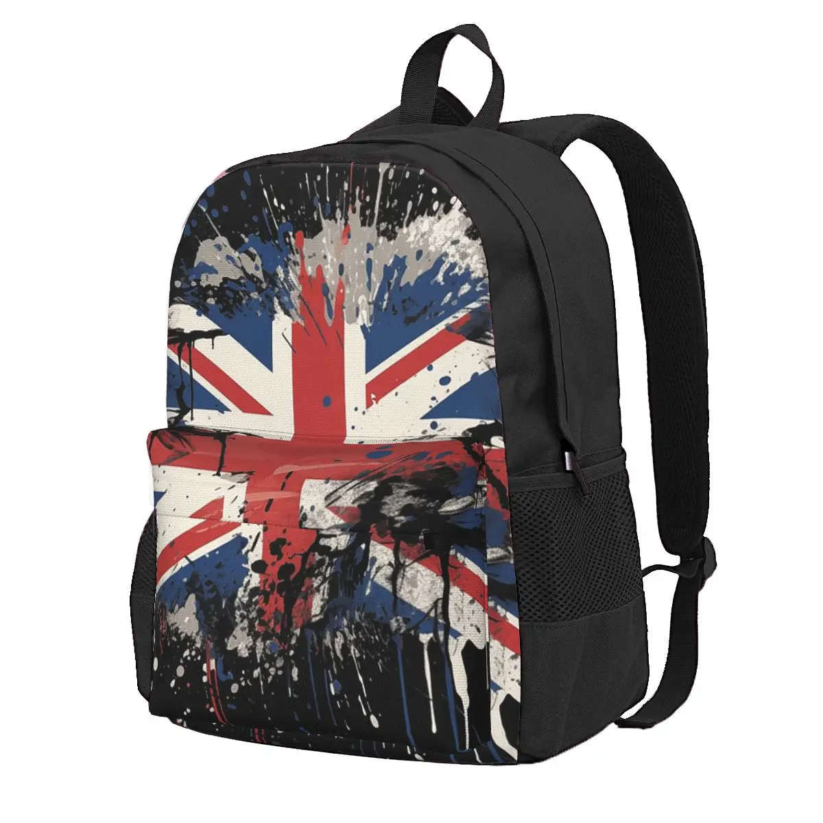 Women Bags Uk - イギリスのユニオンジャック旗柄 学生用バックパック スクールバッグ ハイキング 旅行 デイパック