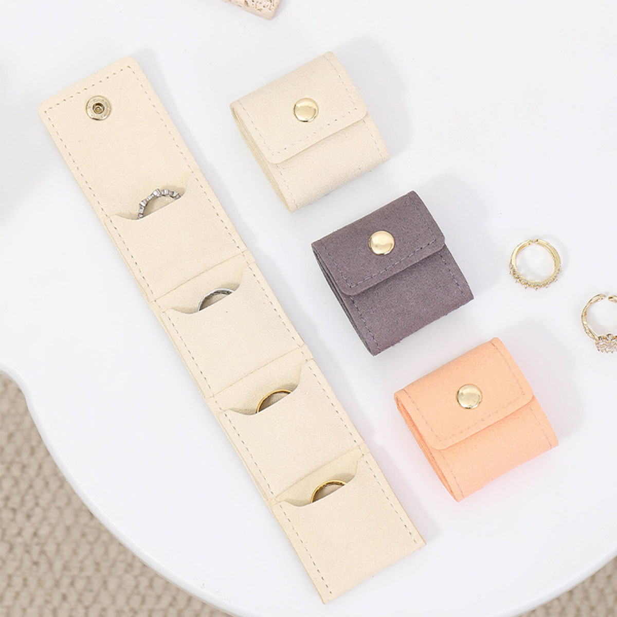 Women Bags Office - ポータブルマルチポケットジュエリーロールバッグ、旅行や日常使用に、女性、学生、会社員へのギフトに最適です。