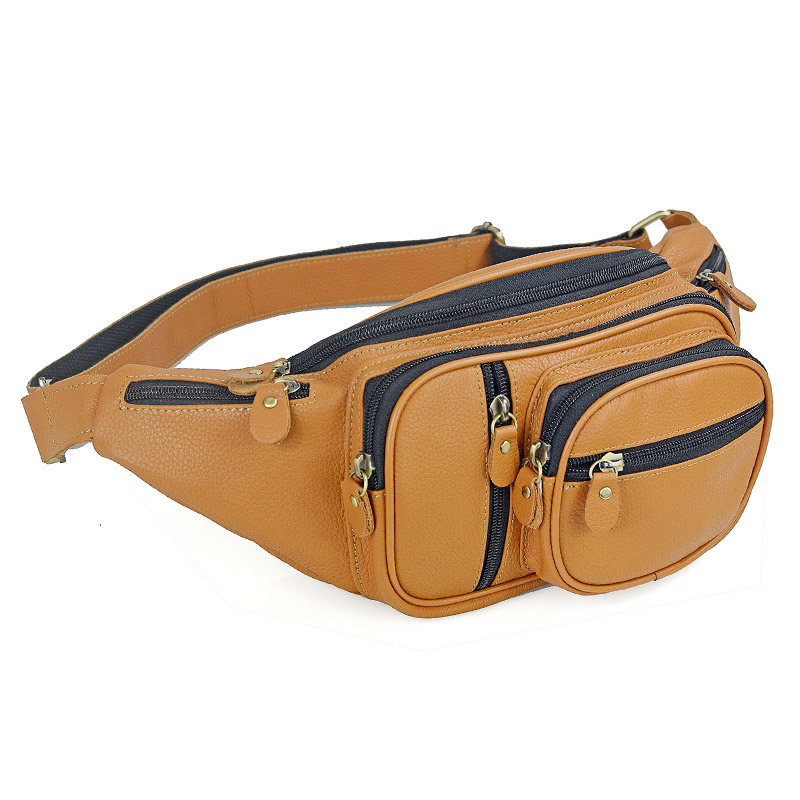 Saddle Bag Leather - 男性用本革ベルトバッグ,チェストバッグ,カジュアル,オートバイ,ショルダーストラップ,牛革