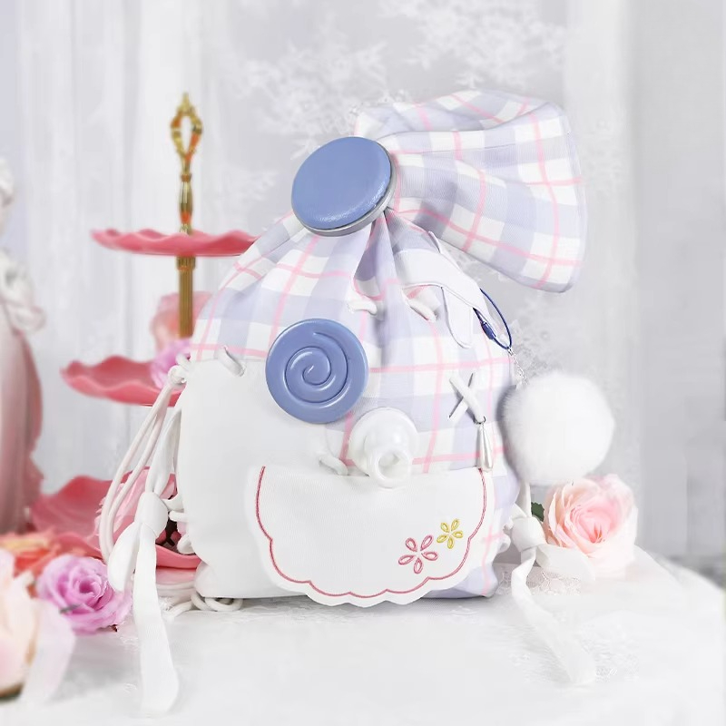 Women Bags For Party - ゲームインフィニティニッキコスプレサッドサックかわいいバックパックスクールバッグロールプレイ小道具アクセサリー女性用テーマパーティー