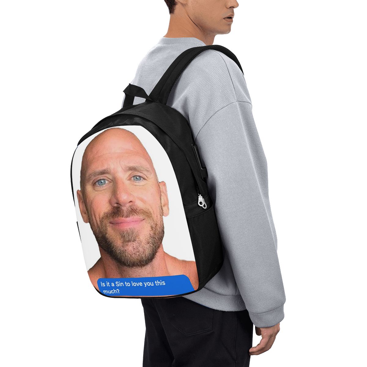 Women Bags Laptop - Johnny Sins Flirty Text Bubble バックパック