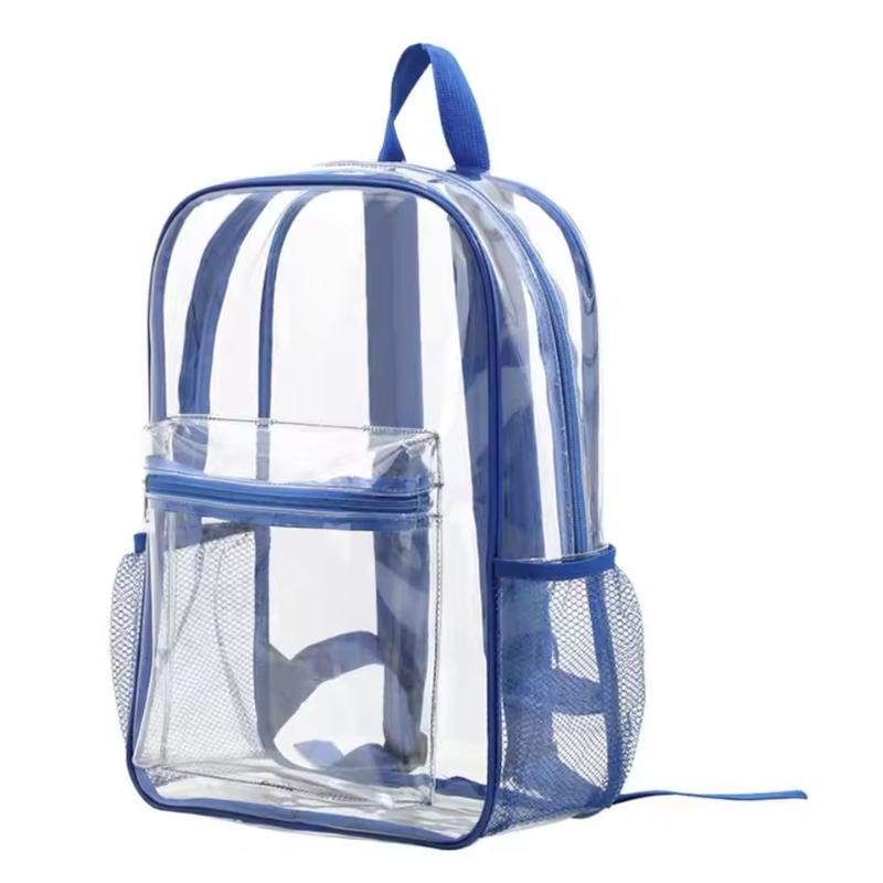 Women Bags Medium Size - トラベルビジュアルバックパック大容量防水ショルダーバッグ透明PVCアウトドアスポーツフィットネスナップサックカジュアル