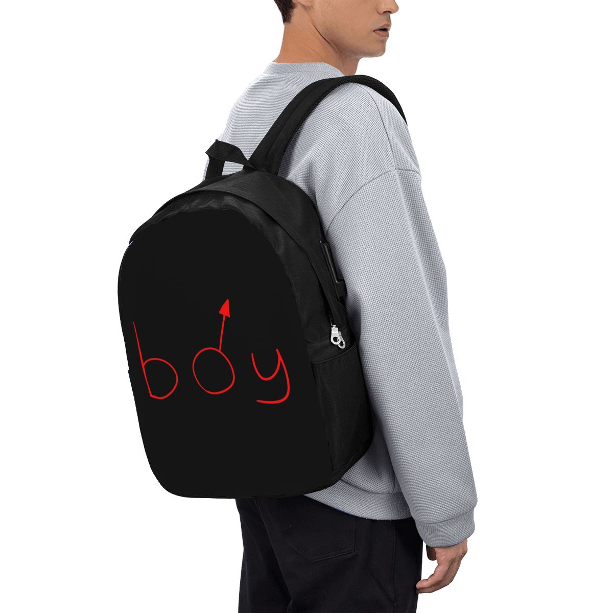 Women Bags Laptop - Boymoder 帽子とシャツバックパック旅行ノートブックバッグコンピュータ大学生スクールバッグラップトップショルダーバッグ男性女性用