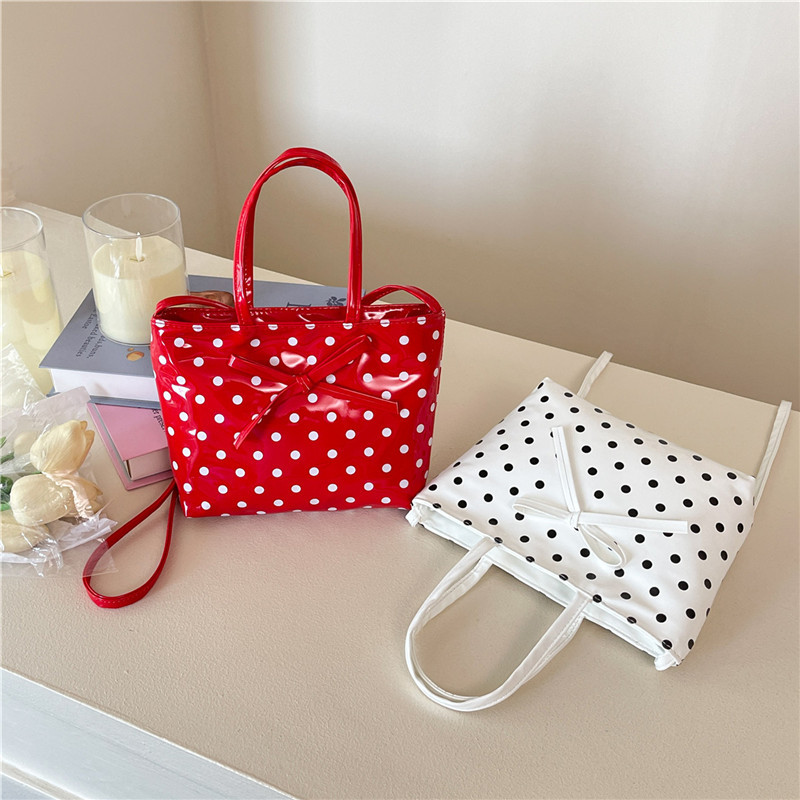 レディースショルダーバッグ韓国チェック柄ポルカクロスボディバ - Women Bags Luxury Brands のレビューと価格