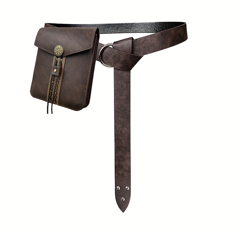 2個の中世ヴィンテージ風合成皮革ベルト、レトロな中世風ウエス - Saddle Bag Leather のレビューと価格