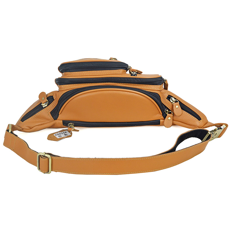 男性用本革ベルトバッグ,チェストバッグ,カジュアル,オートバ - Saddle Bag Leather のレビューと価格