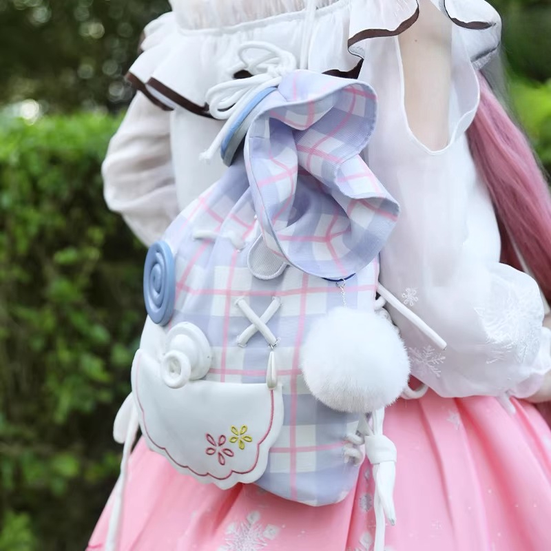 ゲームインフィニティニッキコスプレサッドサックかわいいバック - Women Bags For Party のレビューと価格
