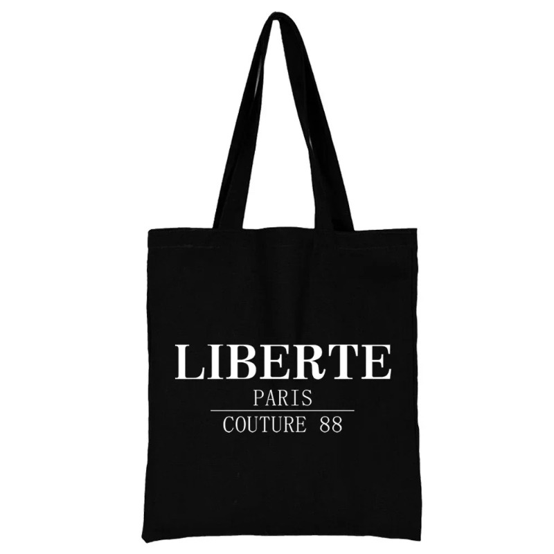 かわいい漫画オレンジ猫プリントブラック大容量ショルダーバッグ - Women Bags Office のレビューと価格