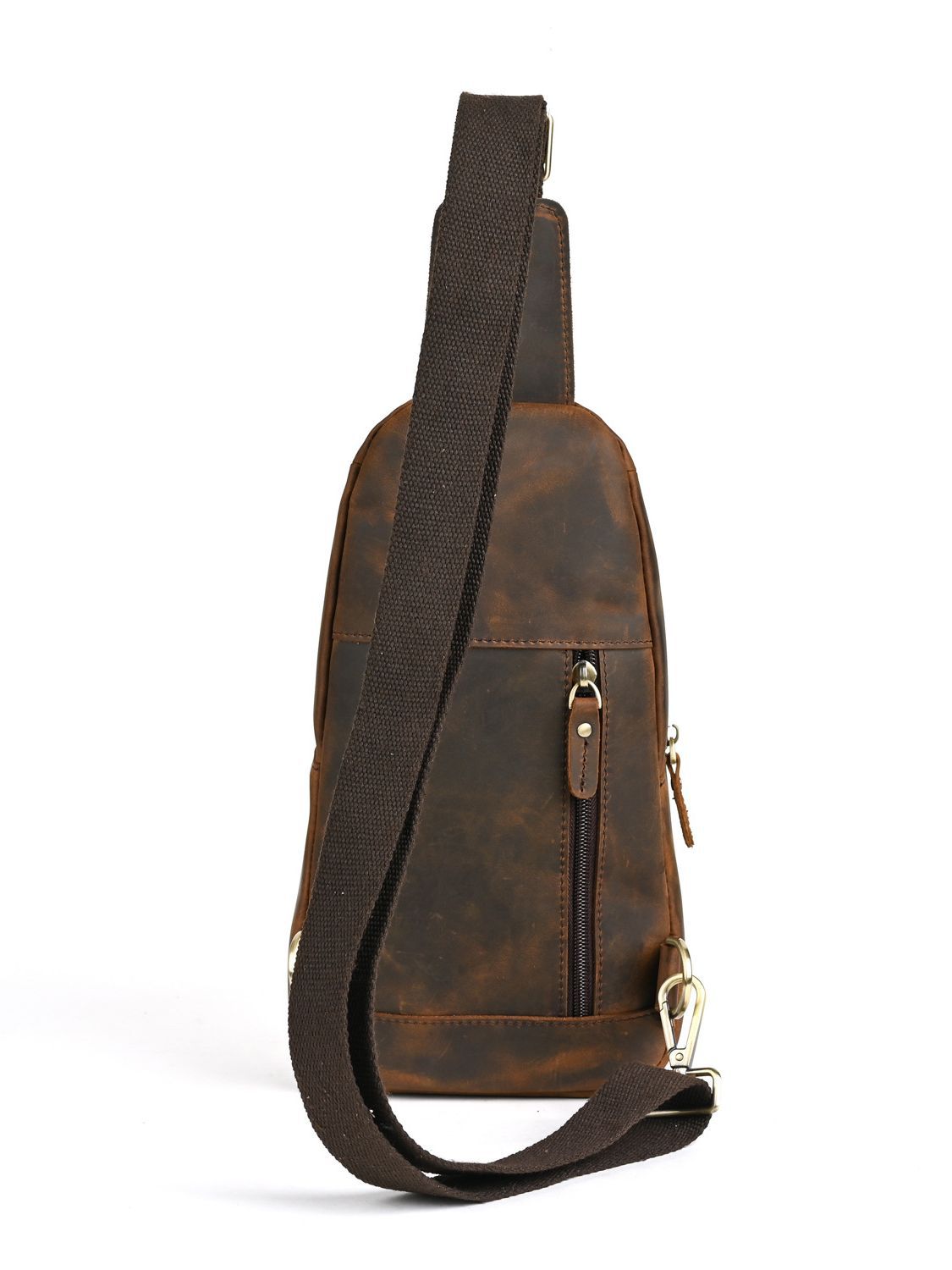 デザイナー高級多機能男性チェストバッグ大容量アウトドア男性ス - Saddle Bag Leather のレビューと価格