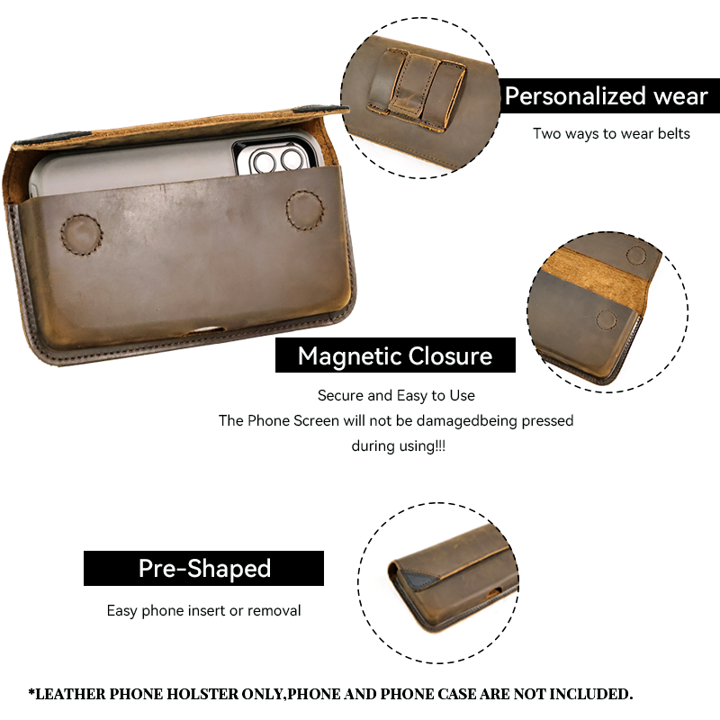 男性用本革ベルト付きバッグ,フラップケース,カジュアル,ベル - Saddle Bag Leather のレビューと価格