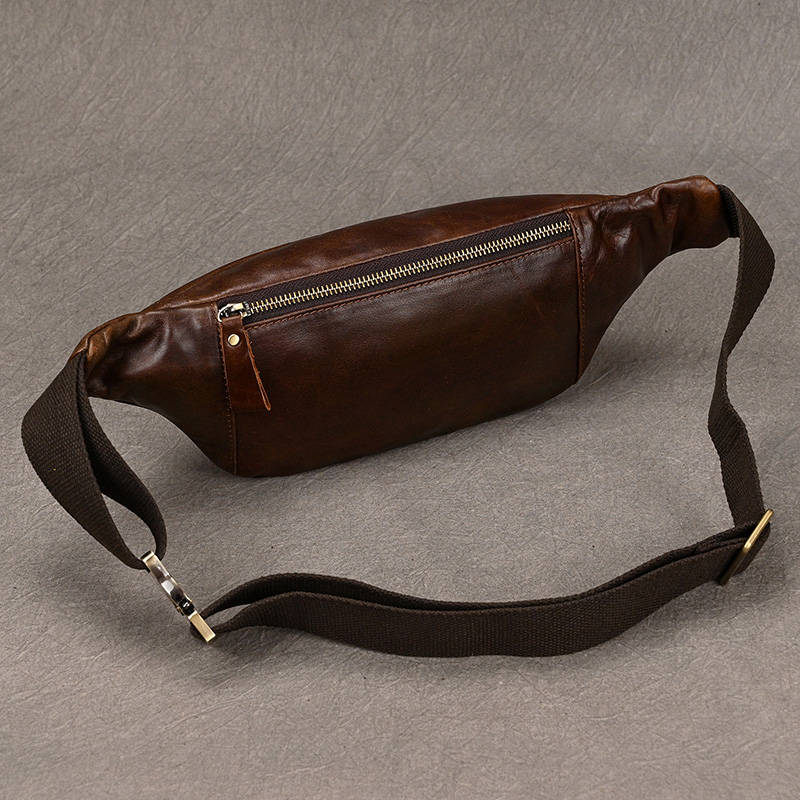 メンズレザーチェストバッグクロスボディショルダーバッグ男性用 - Saddle Bag Leather のレビューと価格