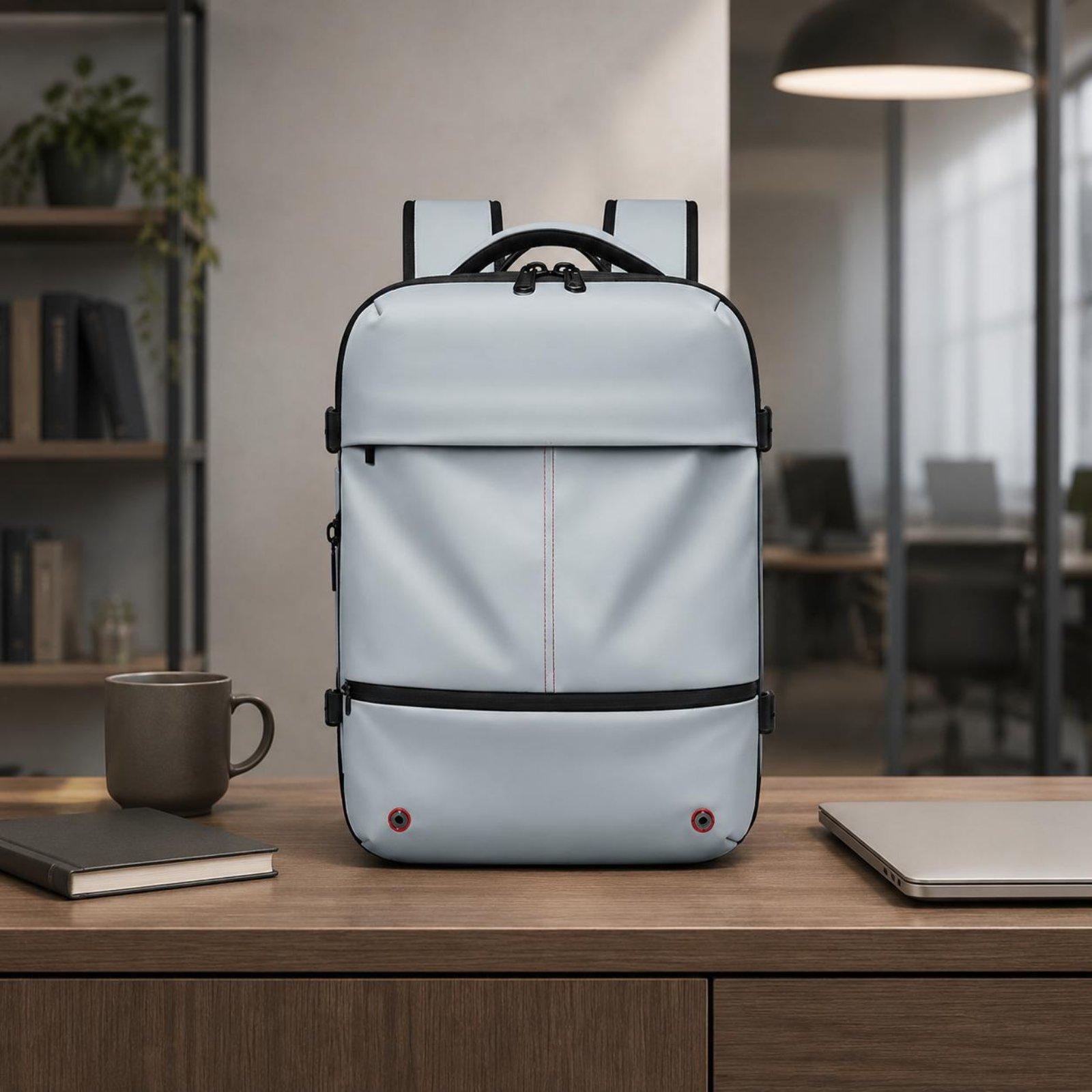 女性用旅行荷物拡張可能オフィスラップトップバックパック軽量ト - Women Bags Office のレビューと価格