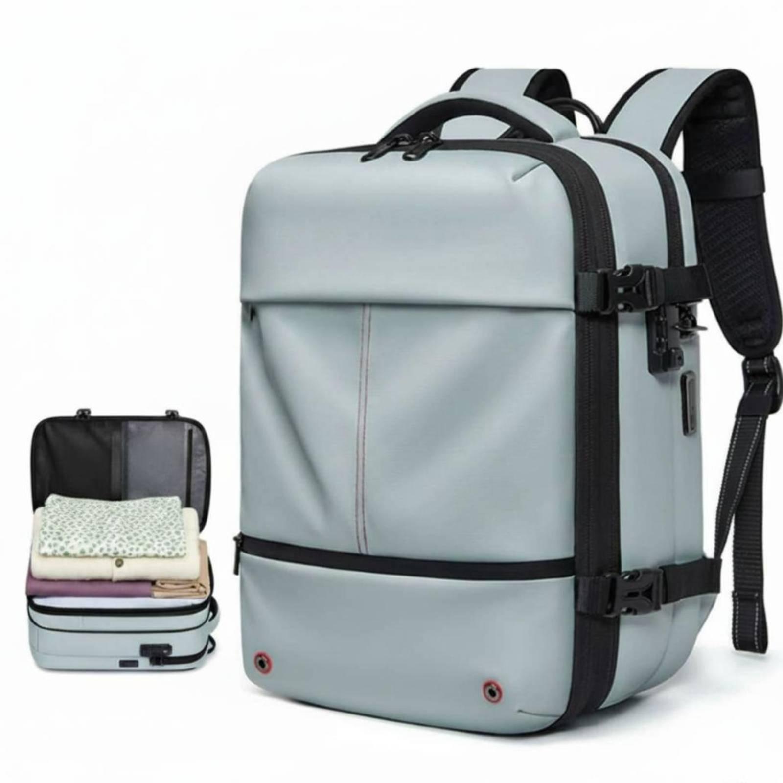 女性用旅行荷物拡張可能オフィスラップトップバックパック軽量ト - Women Bags Office のレビューと価格