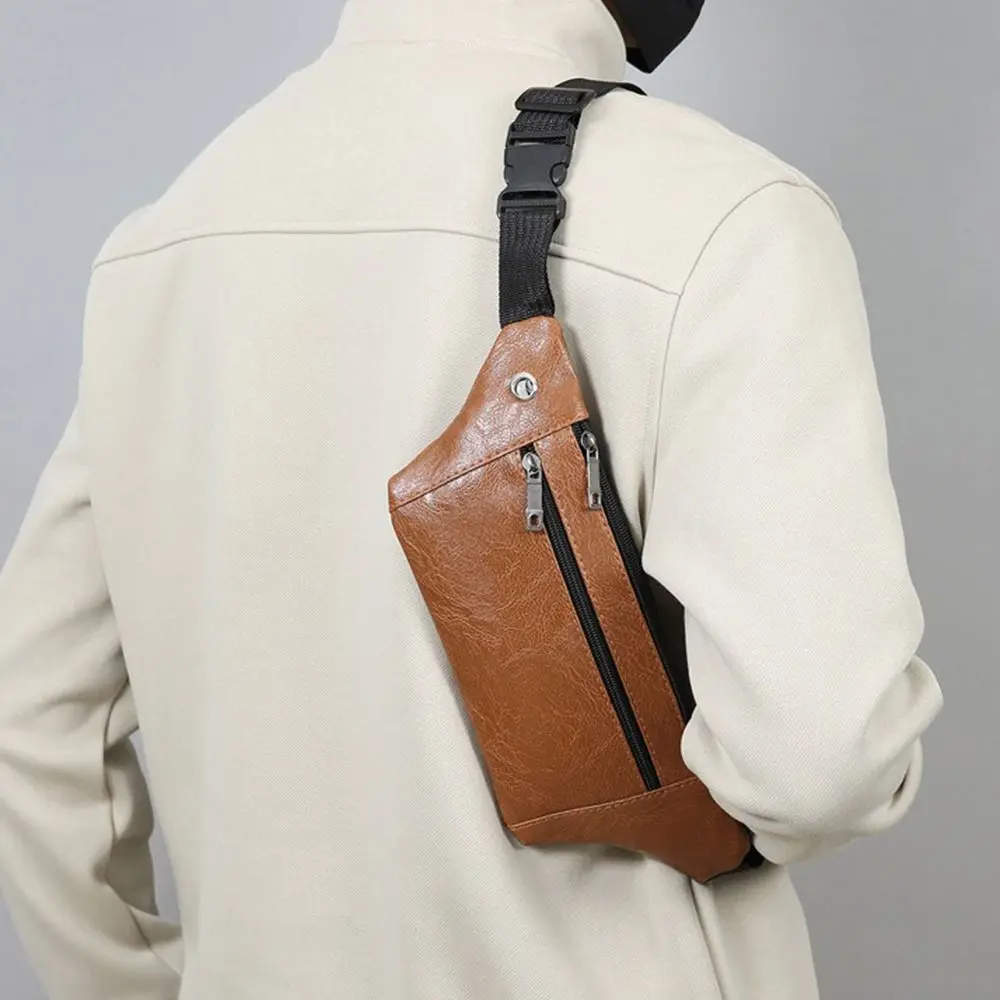 ファッション防水ウエストバッグ耐摩耗性多機能電話バッグPUス - Saddle Bag Leather のレビューと価格
