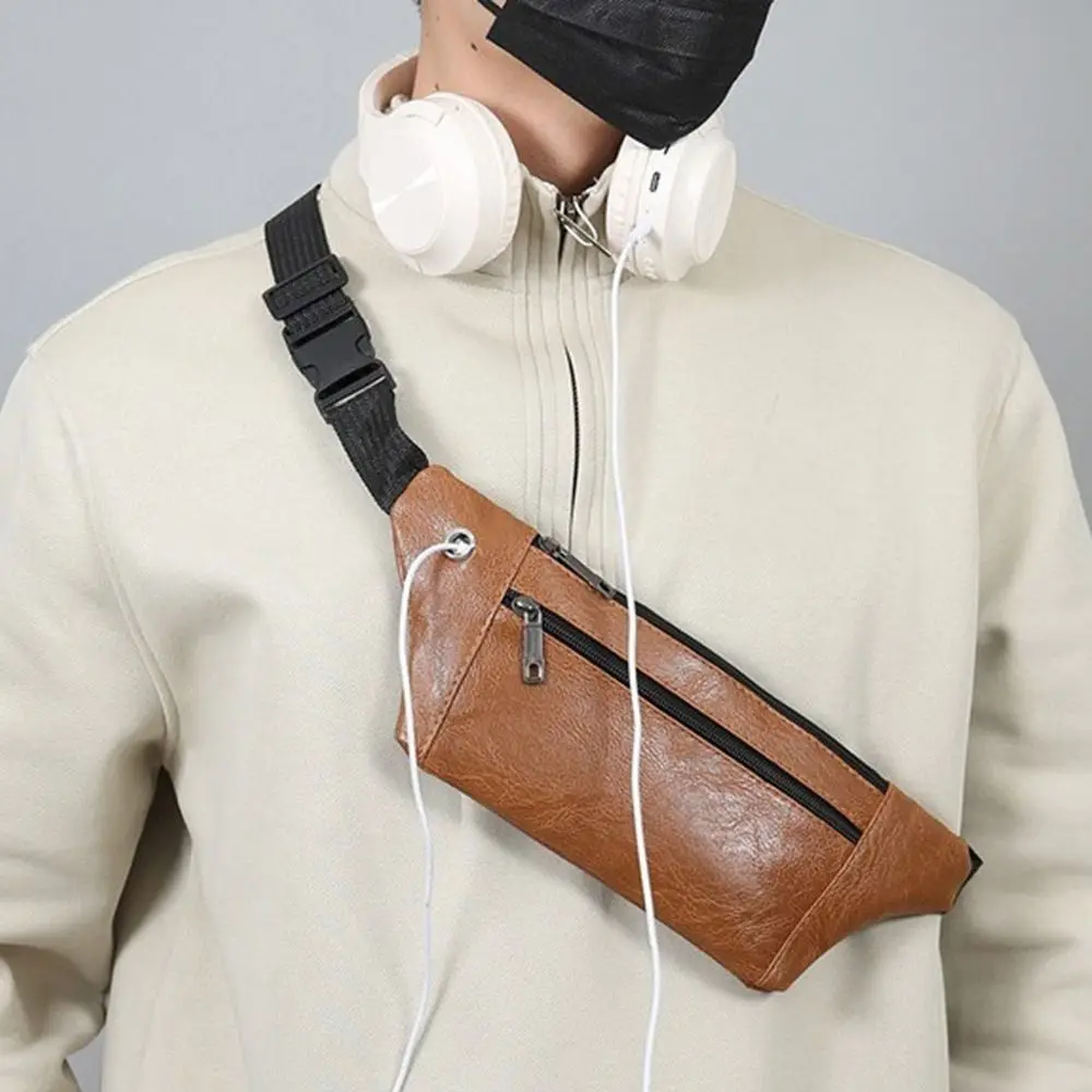 ファッション防水ウエストバッグ耐摩耗性多機能電話バッグPUス - Saddle Bag Leather のレビューと価格