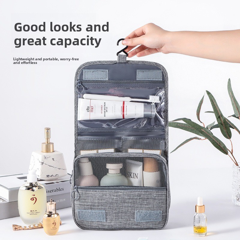 大容量吊り下げ式トイレタリーバッグ、乾湿分離型トラベルメイク - Women Bags Medium Size のレビューと価格