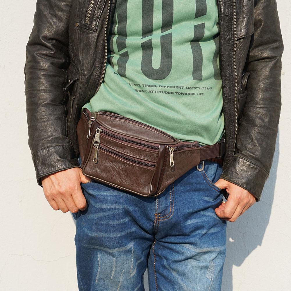 ウエストパック PU レザーバッグウエストベルトバッグ男性人 - Saddle Bag Leather のレビューと価格