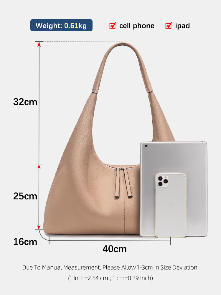 Zency 大容量トートバッグ本革ホーボーバッグ女性ハンドバ - Women Bags For Work のレビューと価格