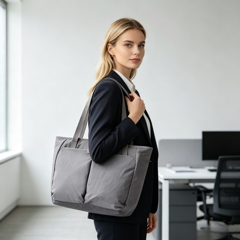 女性用大型ショルダートートバッグ、ラップトップコンパートメン - Women Bags For Work のレビューと価格