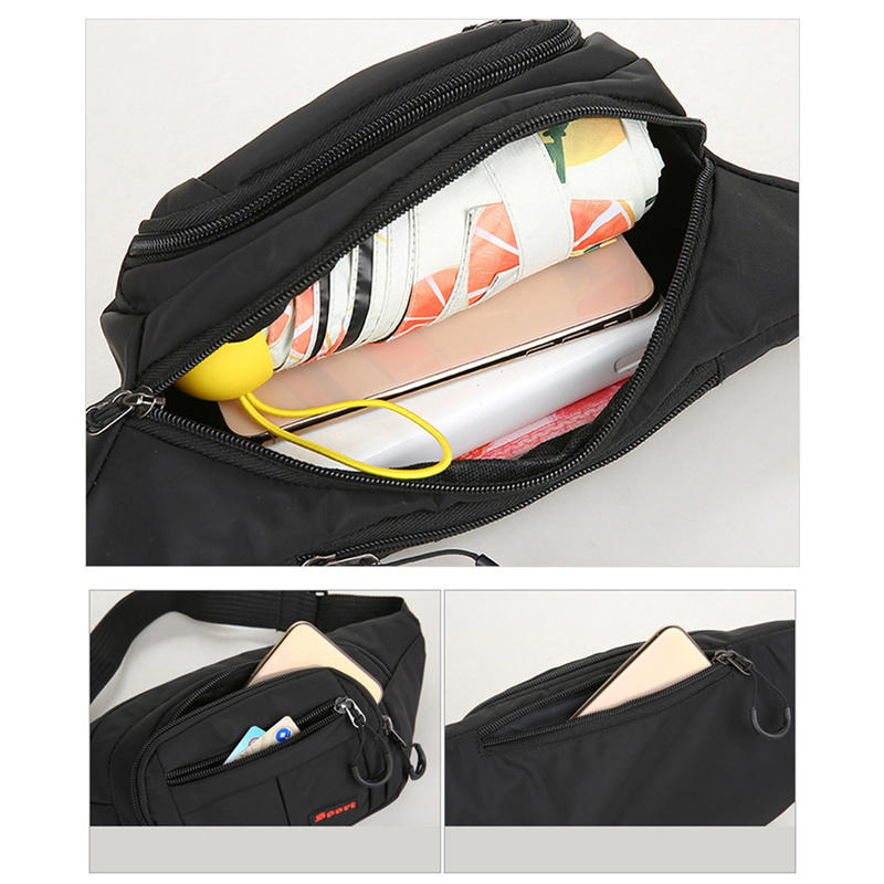 男性と女性のための新しいウエストバッグ、多機能、大容量、防水 - Women Bags Medium Size のレビューと価格