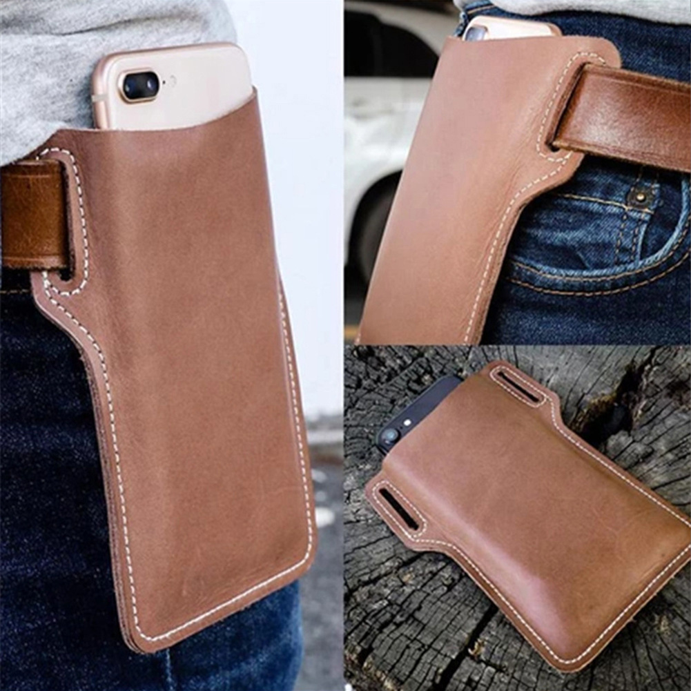 多目的スポーツウエストパック、レザー製スマホウエストバッグ、 - Saddle Bag Leather のレビューと価格