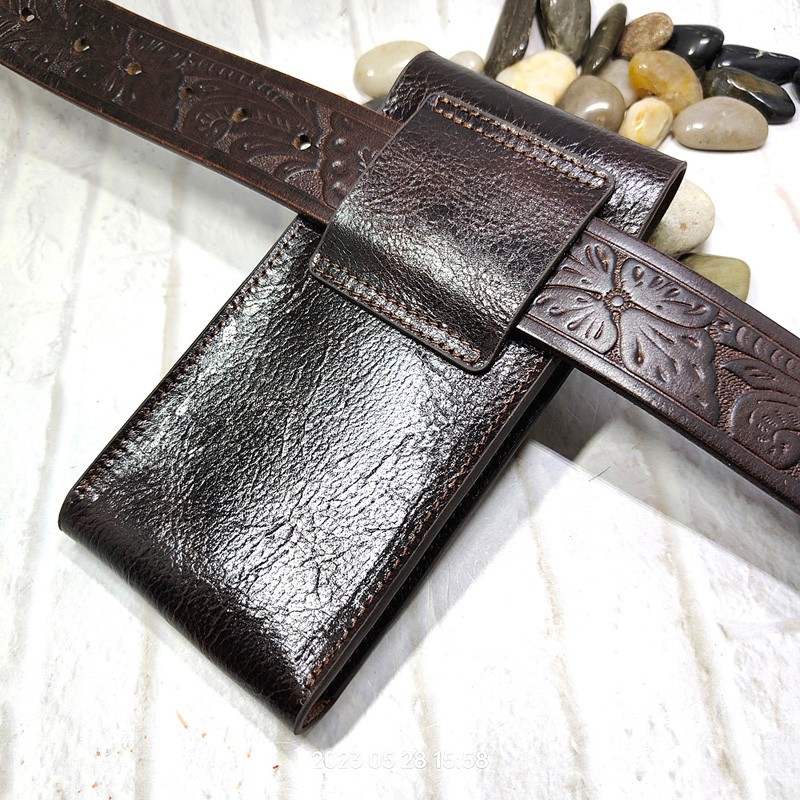 携帯電話ウエストバッグ,革製携帯電話アクセサリー,iPhon - Saddle Bag Leather のレビューと価格