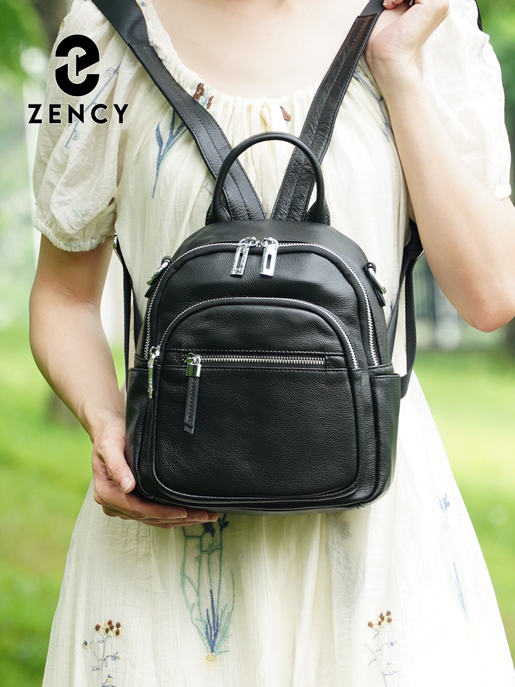 Zency 本革小型バックパックナップザックマルチポケットデ - Women Bags For Work のレビューと価格
