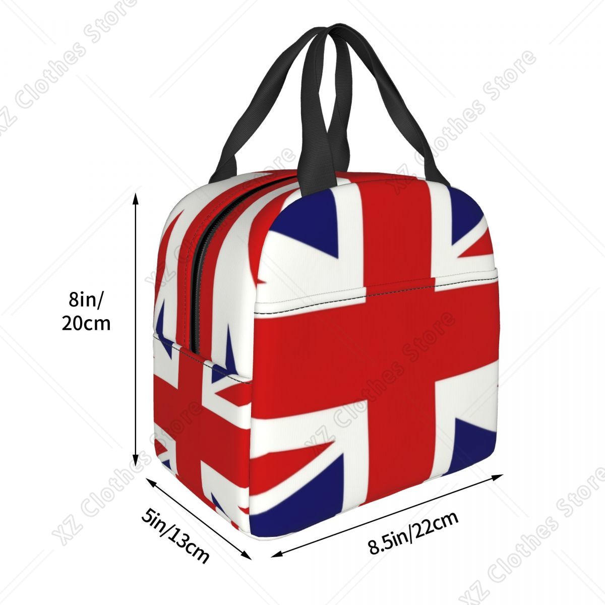 英国国旗デザインのカスタム保温ランチバッグ。仕事や学校に最適 - Women Bags Uk のレビューと価格