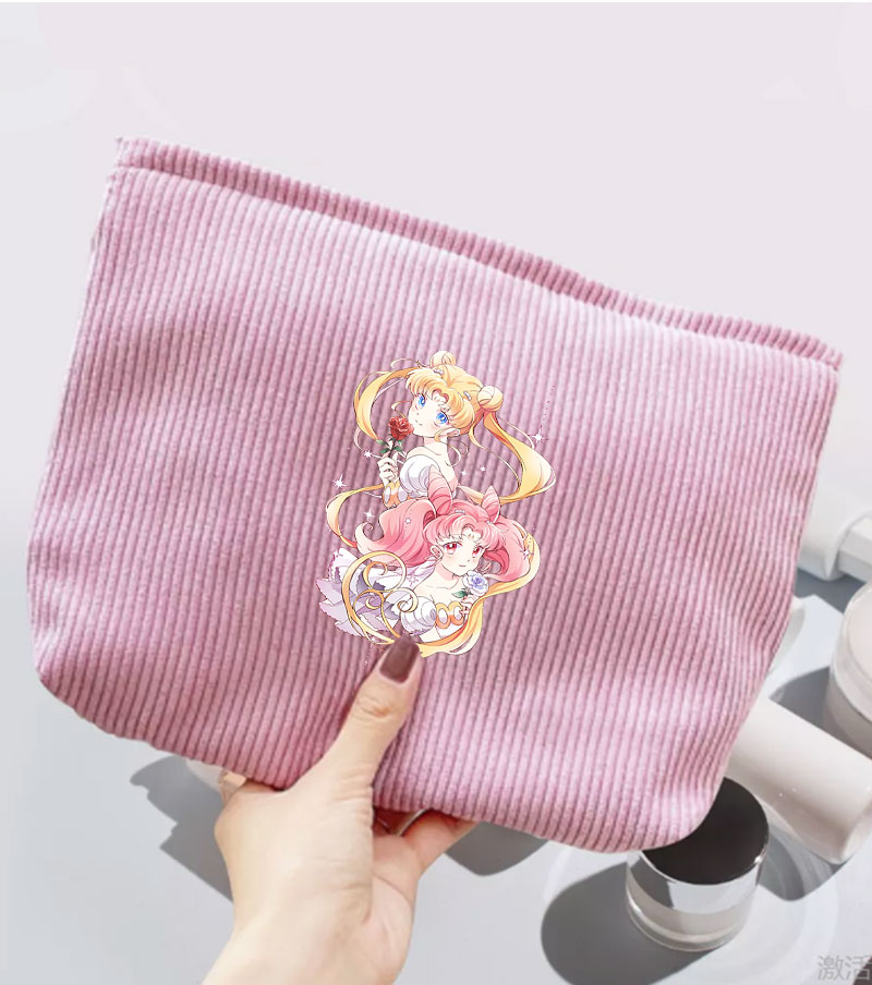 セーラームーンアニメガールコーデュロイ旅行化粧品バッグポータ - Women'S Vogue Bags のレビューと価格
