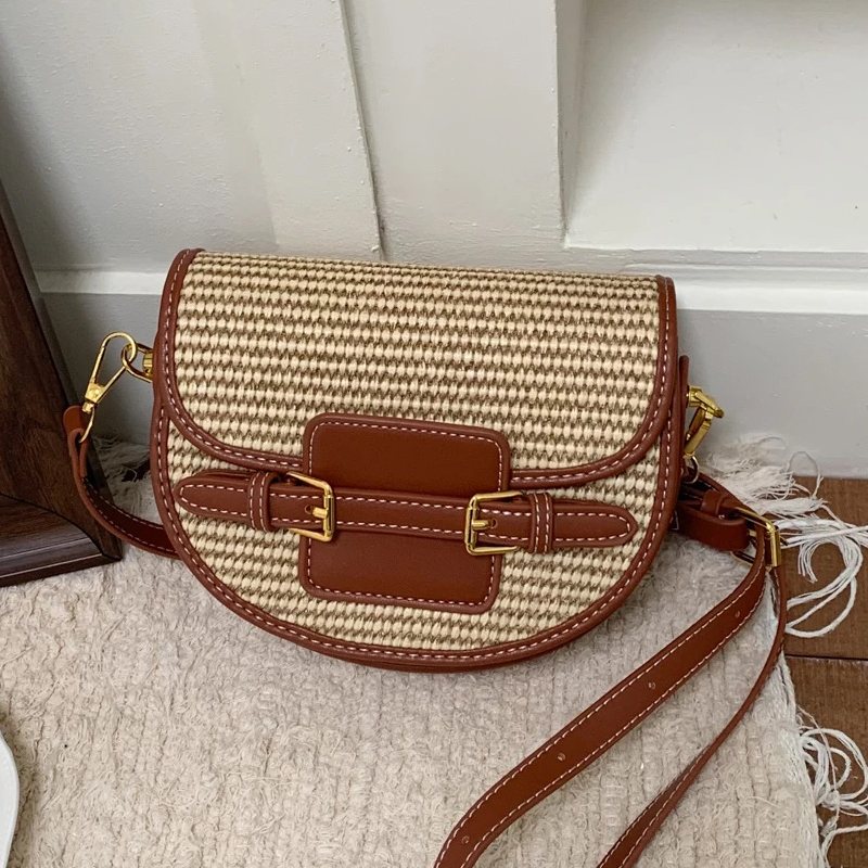 イングランドスタイル ミニストローサドルバッグ レディース  - Saddle Bag Leather のレビューと価格