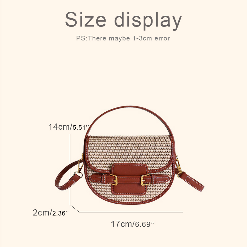イングランドスタイル ミニストローサドルバッグ レディース  - Saddle Bag Leather のレビューと価格