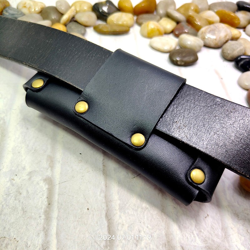 水平折りたたみナイフホルスターベルトパック、ジャックナイフホ - Saddle Bag Leather のレビューと価格