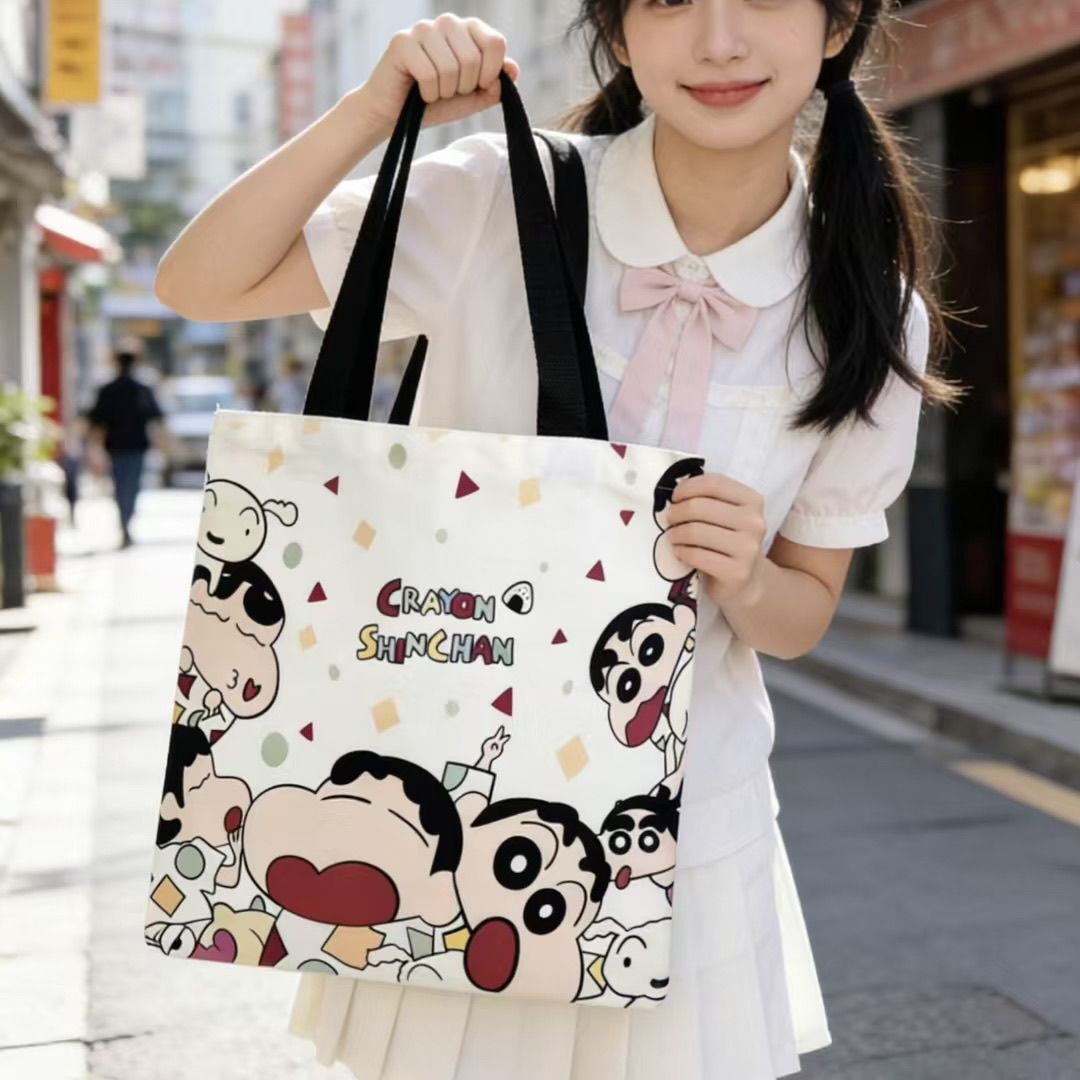 2026 新クレヨンしんちゃんキャンバストートバッグ大容量女 - Women Bags Medium Size のレビューと価格