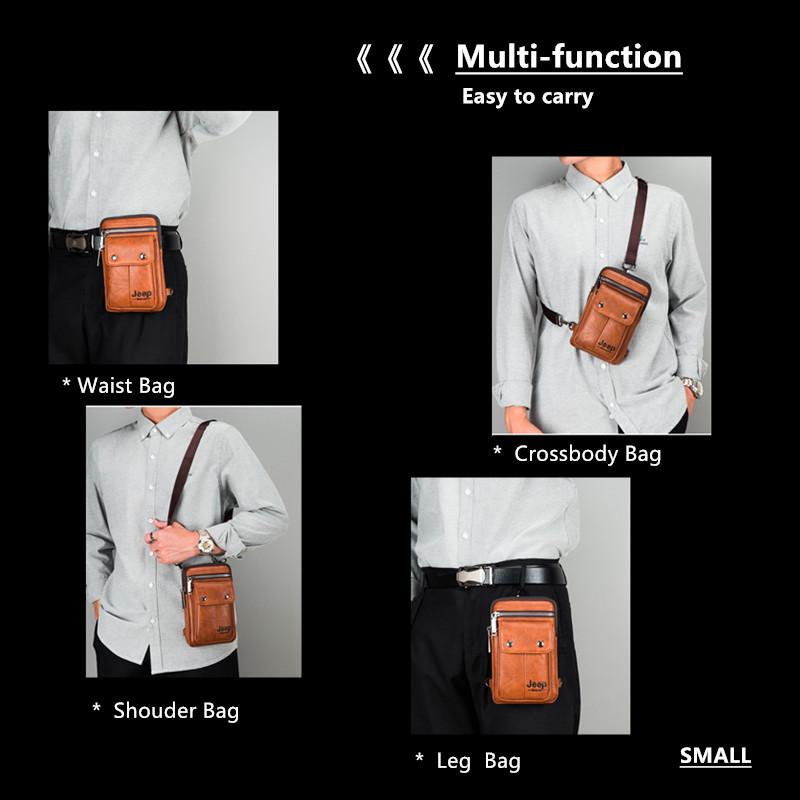 ジープ BULUO 小型多機能スリングクロスボディバッグブラ - Saddle Bag Leather のレビューと価格