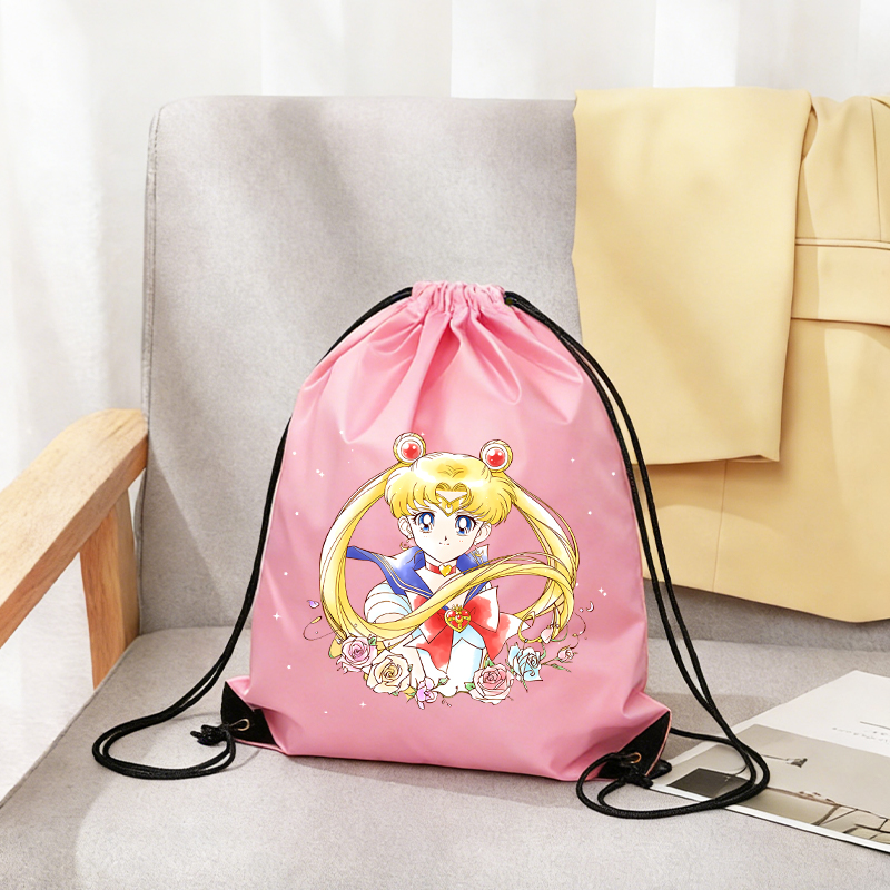 セーラームーンガール巾着バッグ女性スポーツ乗馬ゲームケースダ - Women'S Vogue Bags のレビューと価格