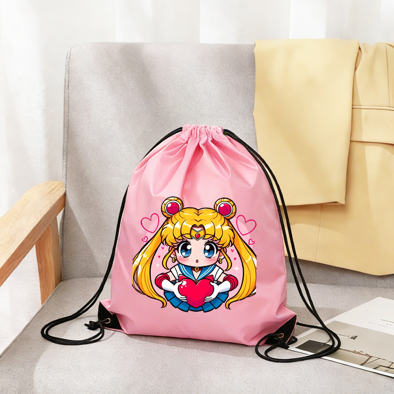セーラームーンガール巾着バッグ女性スポーツ乗馬ゲームケースダ - Women'S Vogue Bags のレビューと価格