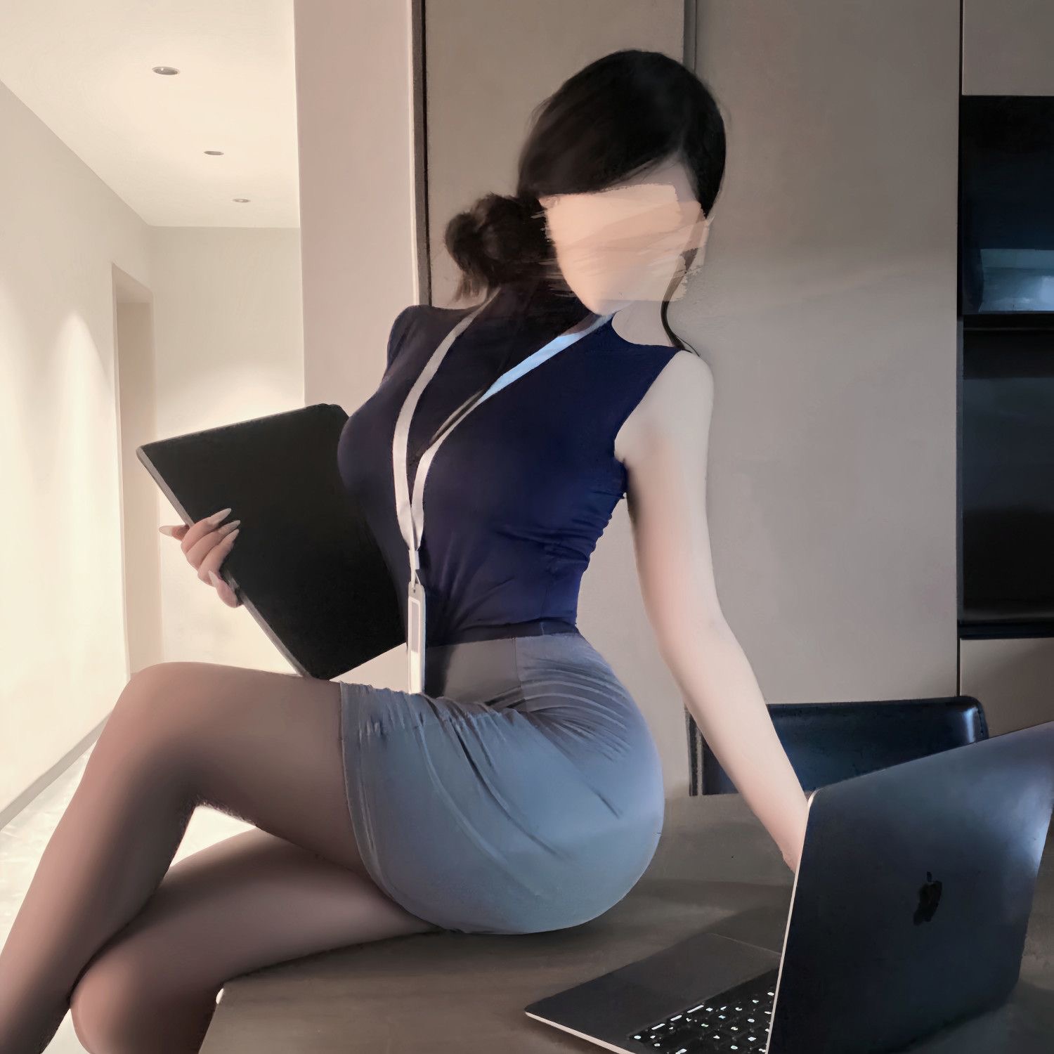 スイートスカートセット OLセクシー純情風秘書バッグヒップツ - Women Bags Office のレビューと価格