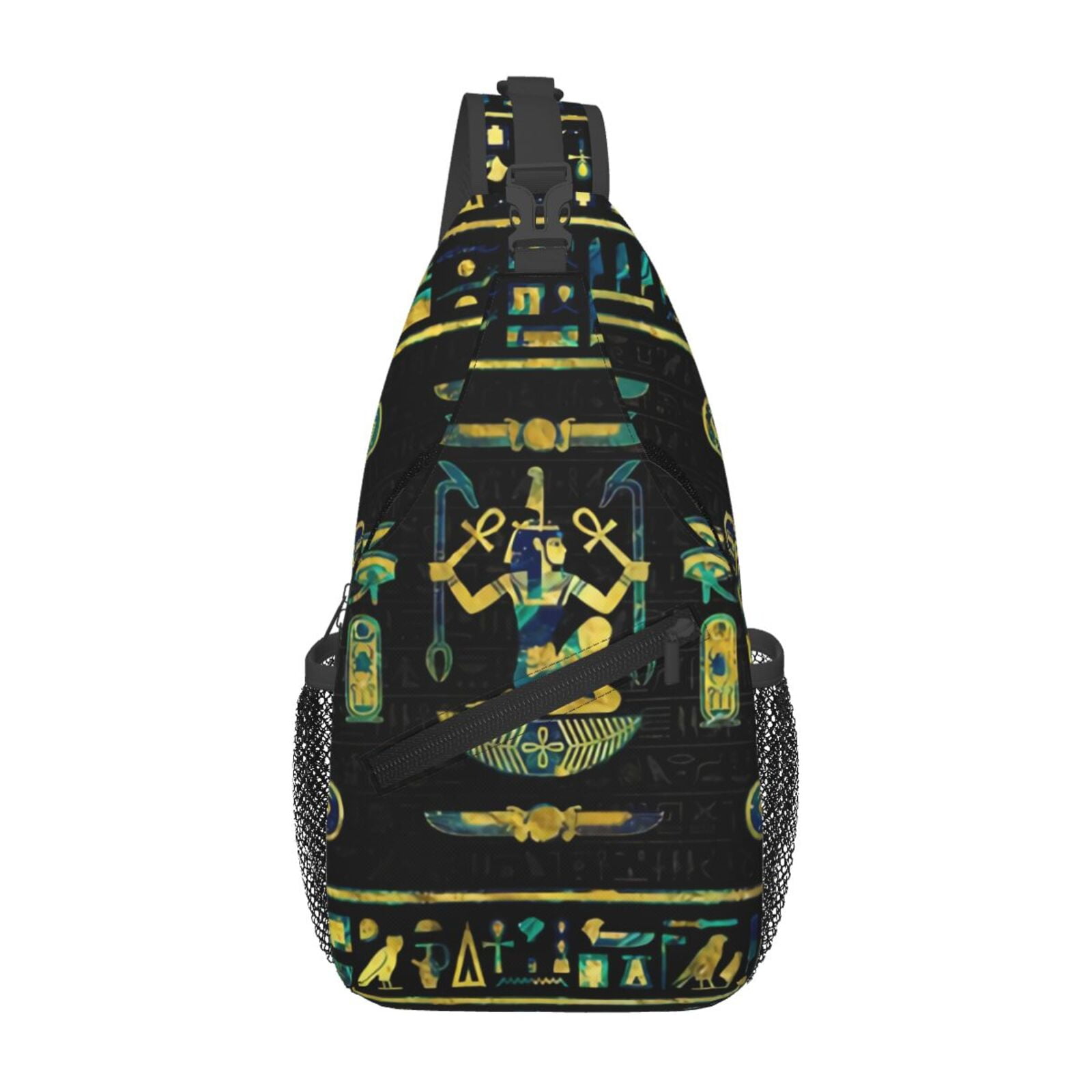 エジプト象形文字ゴールデンインディアスリングバッグクロスボデ - Women Bags India のレビューと価格